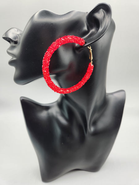 Red & Gold Hoops