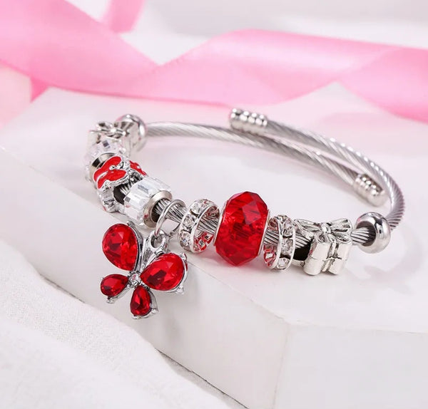 Red Butterfly (Silver)