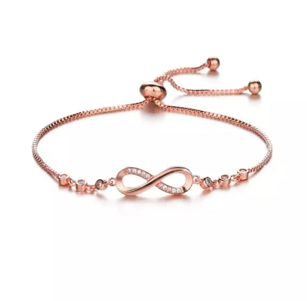"Rose Gold Infinity" Bracelet