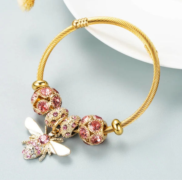 Lilac Bee Bangle